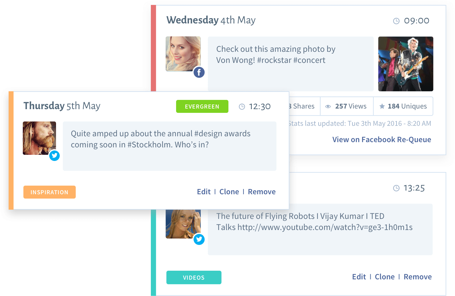 Image of social content posted with SmarterQueue