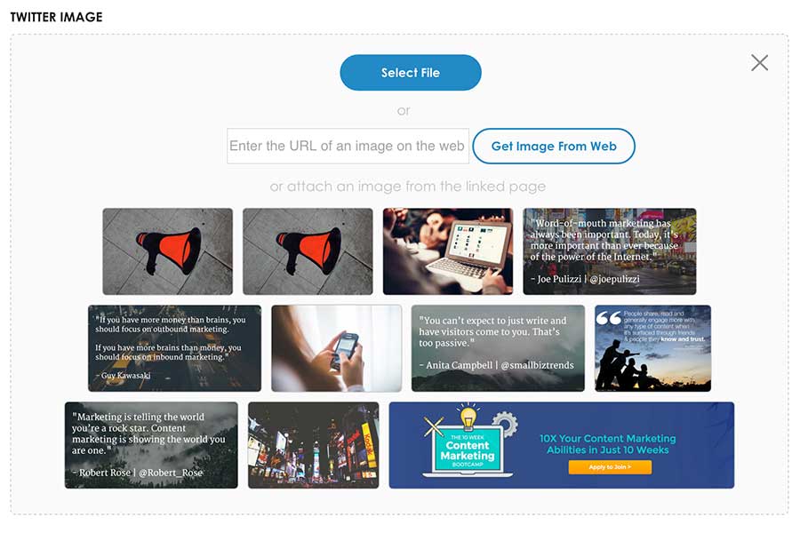 SmarterQueue is the more powerful alternative to Meet Edgar - easily add images to your social media posts