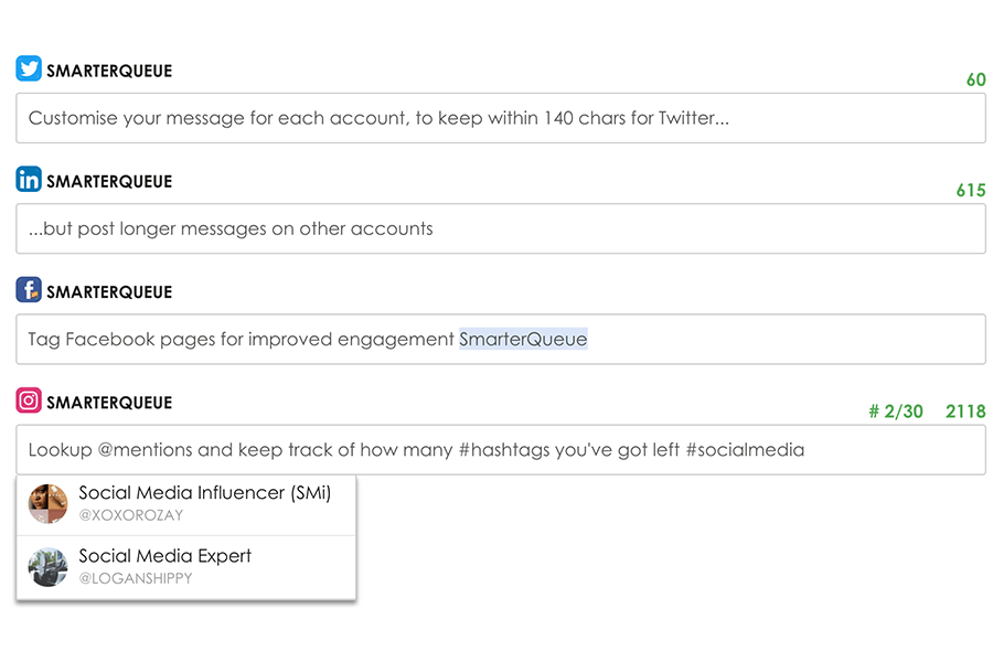 SmarterQueue streamlines your social media publishing