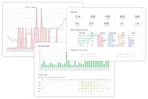 Discover what content drives traffic with powerful social media analytics